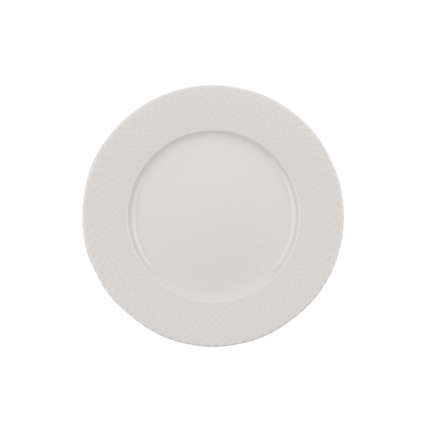 24 daļu vakariņu servīze balta/porcelāns