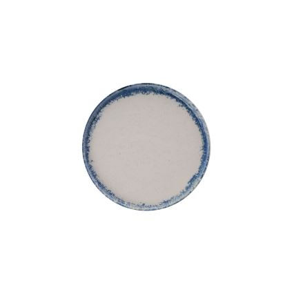 24 daļu vakariņu servīze, balta/zila, porcelāna