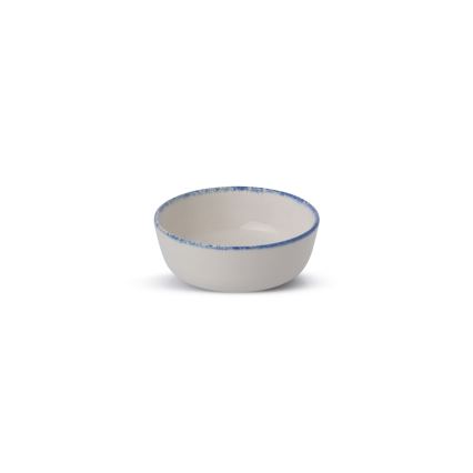 24 daļu vakariņu servīze, balta/zila, porcelāna