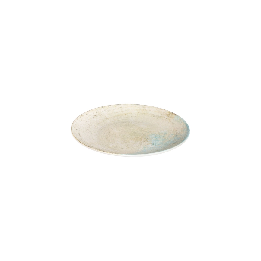 24 gab. galda trauku komplekts zils/bēšs/porcelāns