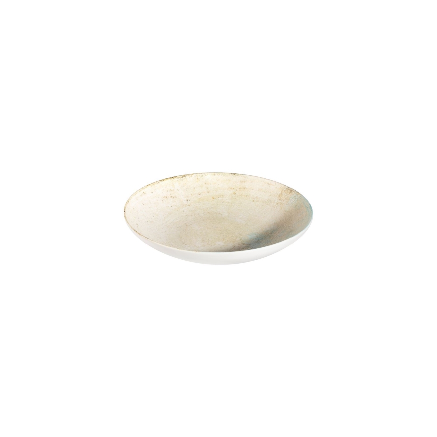 24 gab. galda trauku komplekts zils/bēšs/porcelāns