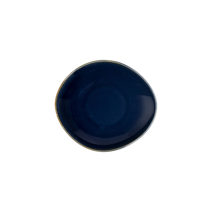 24 gab. galda trauku komplekts — krāsains/zils/porcelāns