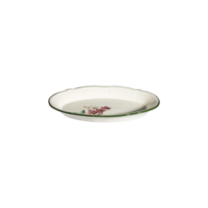 27 daļu porcelāna servīze, rozā/balta