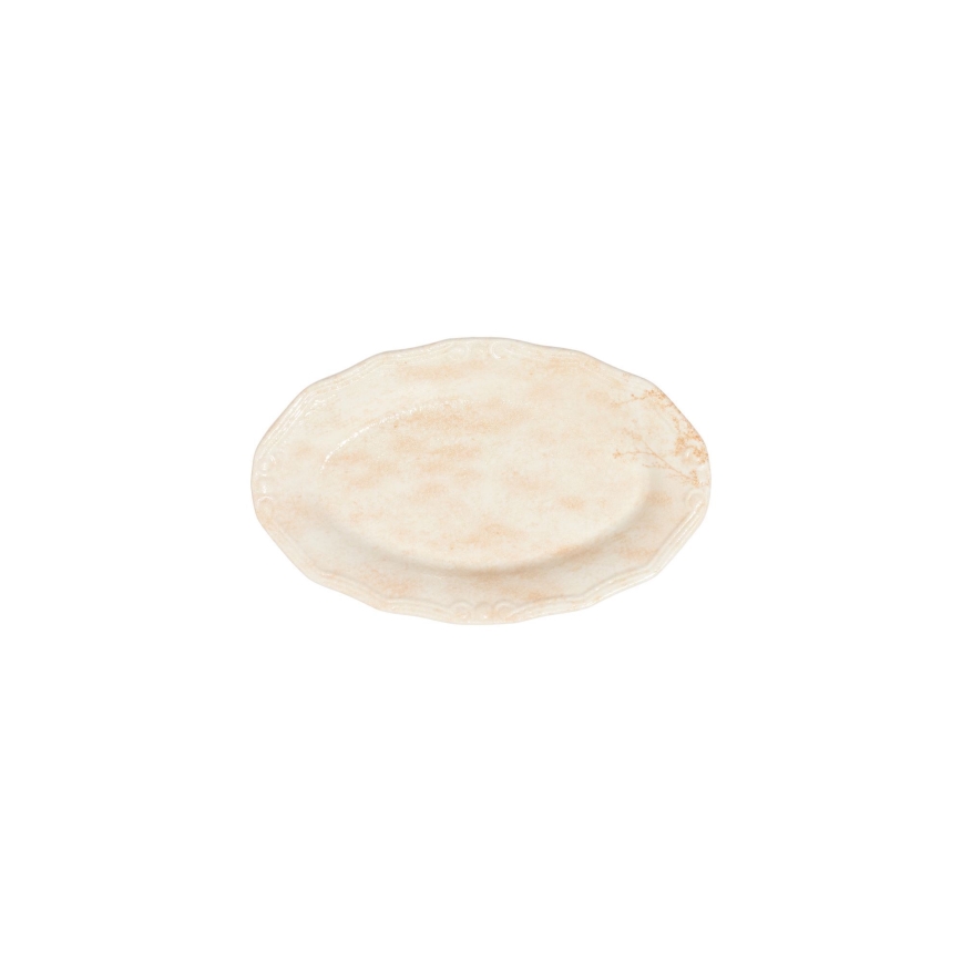 27 daļu vakariņu servīze bēšs/porcelāns