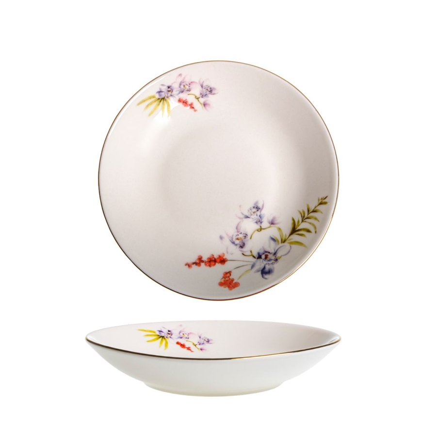 29 daļu daudzkrāsains porcelāna trauku komplekts