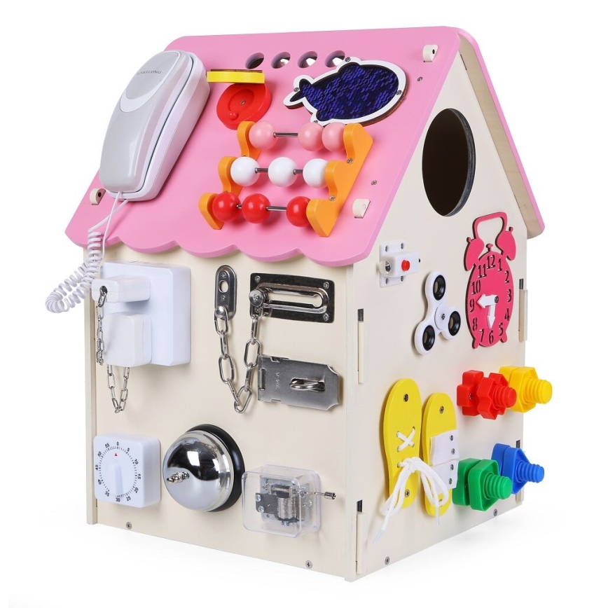 2Kids Toys - Activity virsma māja rozā