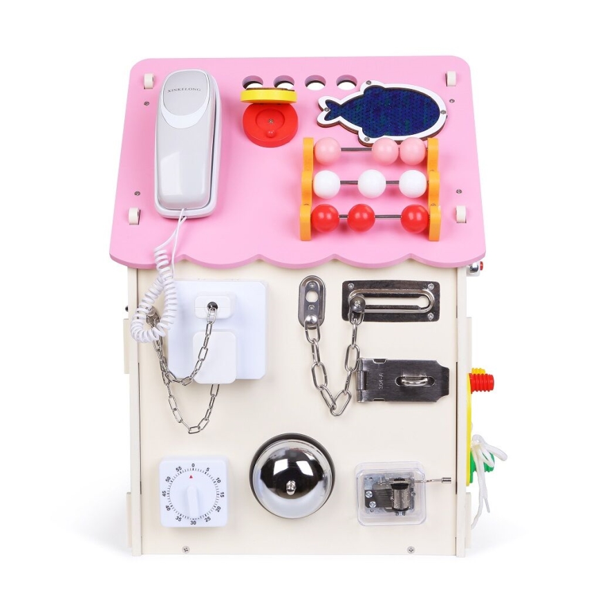 2Kids Toys - Activity virsma māja rozā