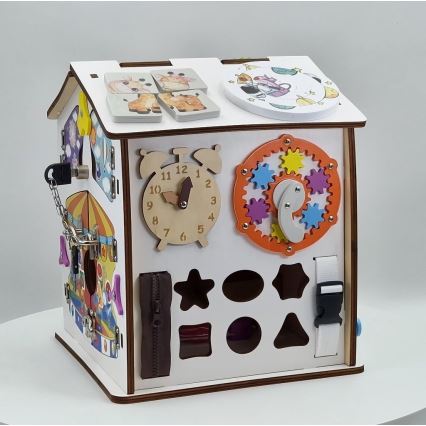 2Kids Toys - Aktivitāšu dēlītis Mājiņa, balts