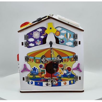 2Kids Toys - Aktivitāšu dēlītis Mājiņa, balts