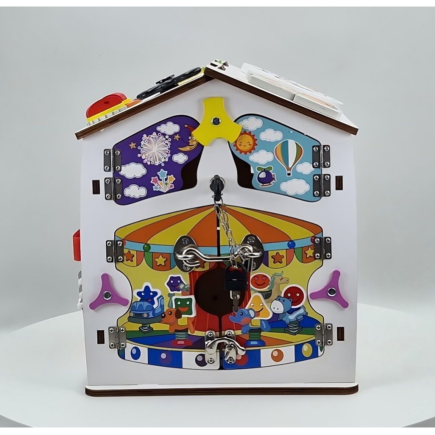 2Kids Toys - Aktivitāšu dēlītis Mājiņa, balts