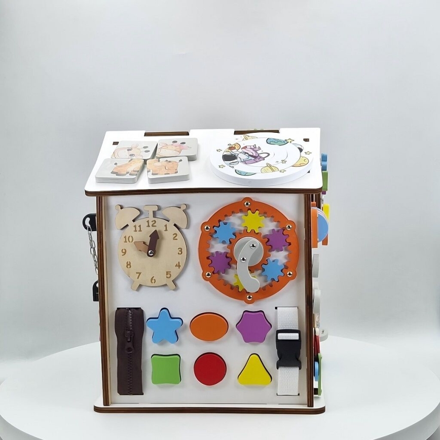 2Kids Toys - Aktivitāšu dēlītis Mājiņa, balts