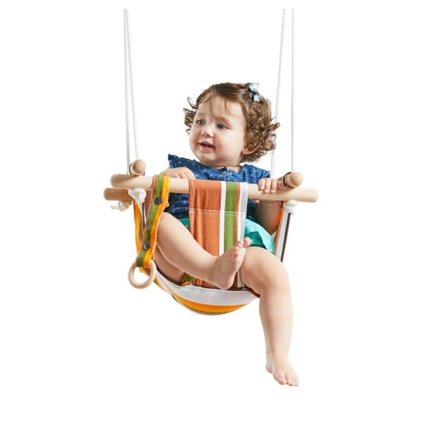 2Kids Toys - Bērnu auduma šūpoles svītrains