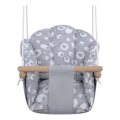 2Kids Toys - Bērnu auduma šūpoles pelēka/dižskābardis