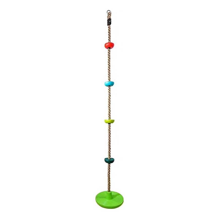 2Kids Toys - Bērnu kāpšanas virve ar diskiem krāsu sajaukums