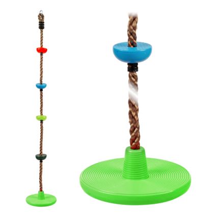2Kids Toys - Bērnu kāpšanas virve ar diskiem krāsu sajaukums