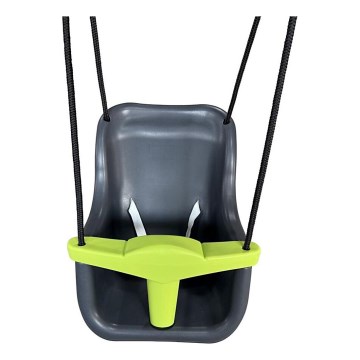 2Kids Toys - Bērnu plastmasas šūpoles pelēka/zaļa