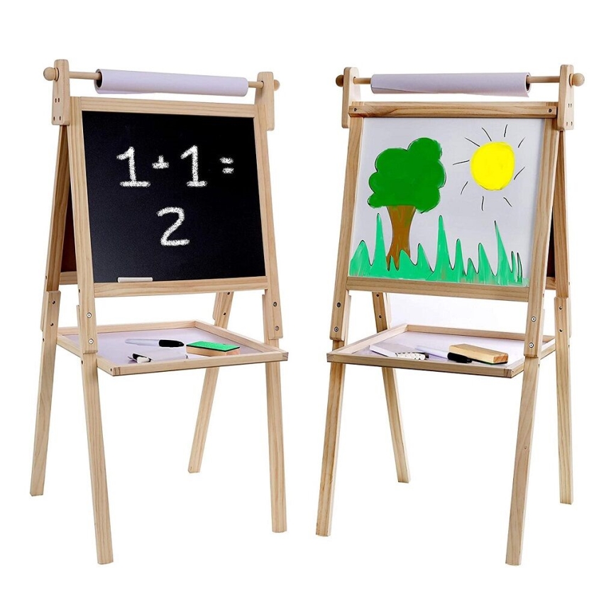 2Kids Toys - Divpusēja magnētiskā koka tāfele