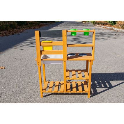 2Kids Toys - Koka dārza virtuvīte ar izlietni