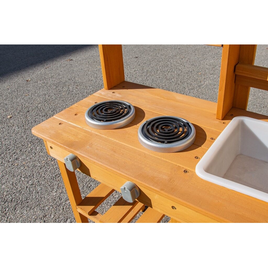 2Kids Toys - Koka dārza virtuvīte ar izlietni