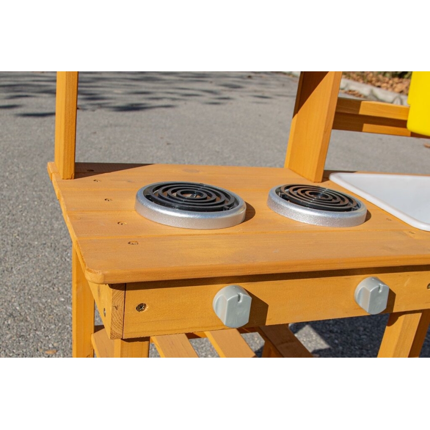 2Kids Toys - Koka dārza virtuvīte ar izlietni