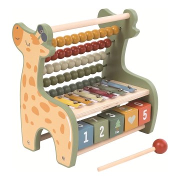 2Kids Toys - Koka daudzfunkcionālais skaitītājs Žirafe