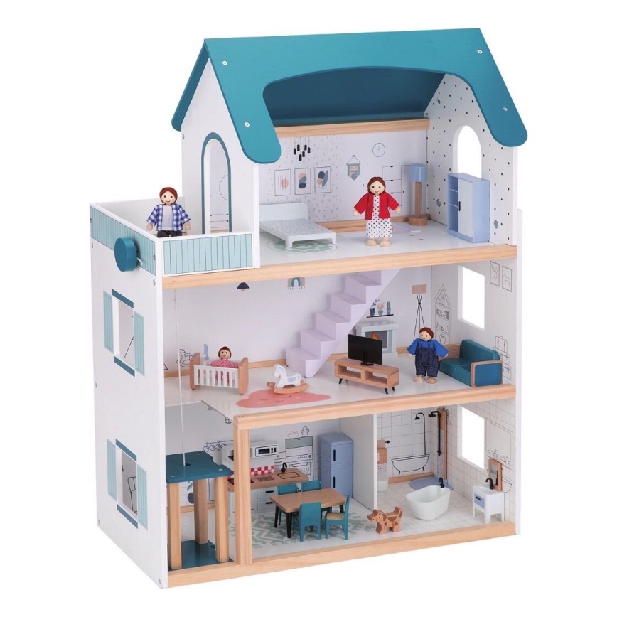 2Kids Toys - Koka leļļu māja Barbora