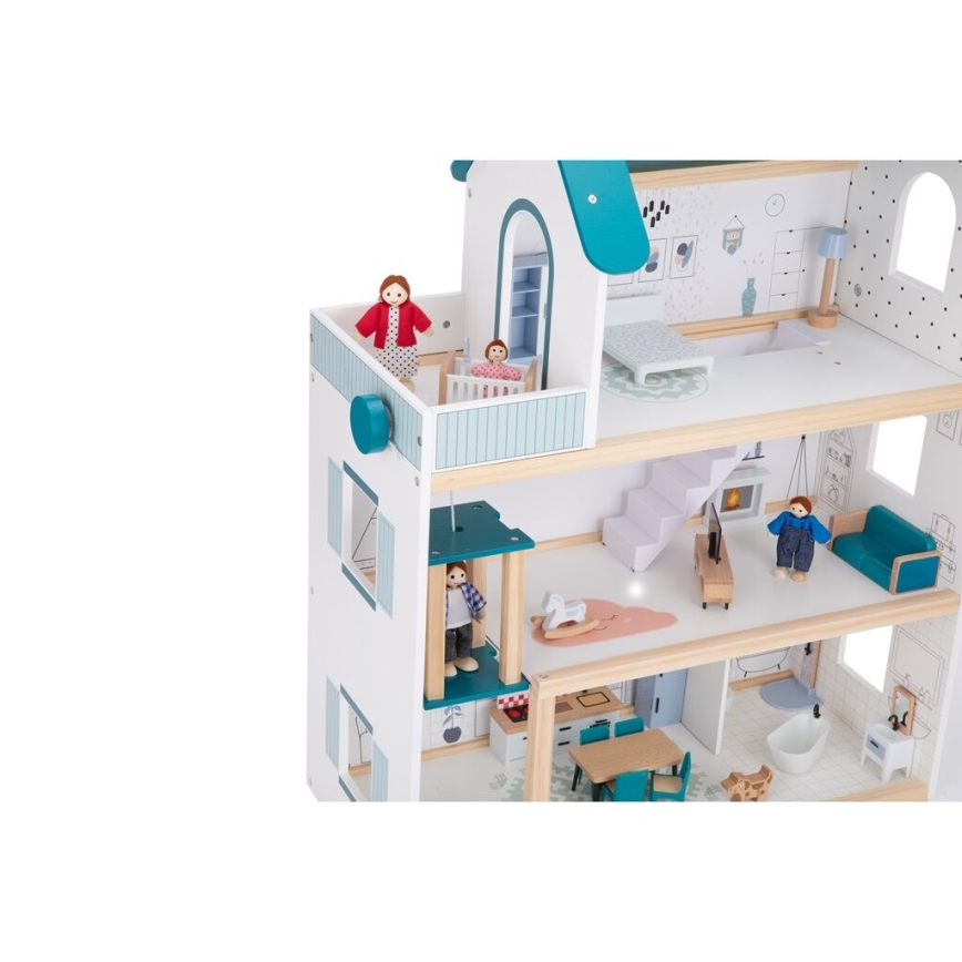 2Kids Toys - Koka leļļu māja Barbora