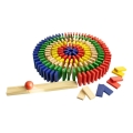 2Kids Toys - Krāsainas koka domino kauliņi, 800 gab.