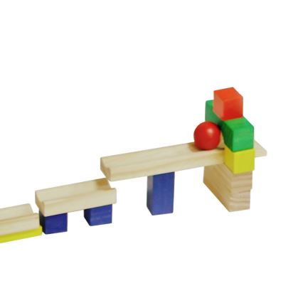 2Kids Toys - Krāsains koka domino, 400 gab.