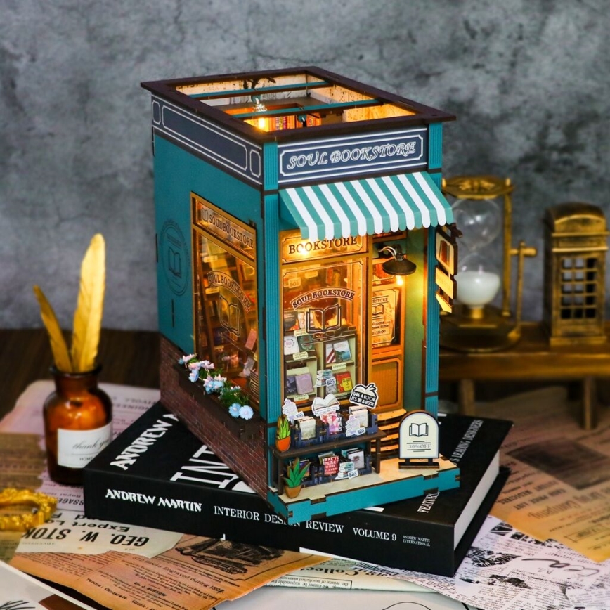 2Kids Toys - LED Grāmatu statīvs Dvēseles grāmatnīca 2xAAA