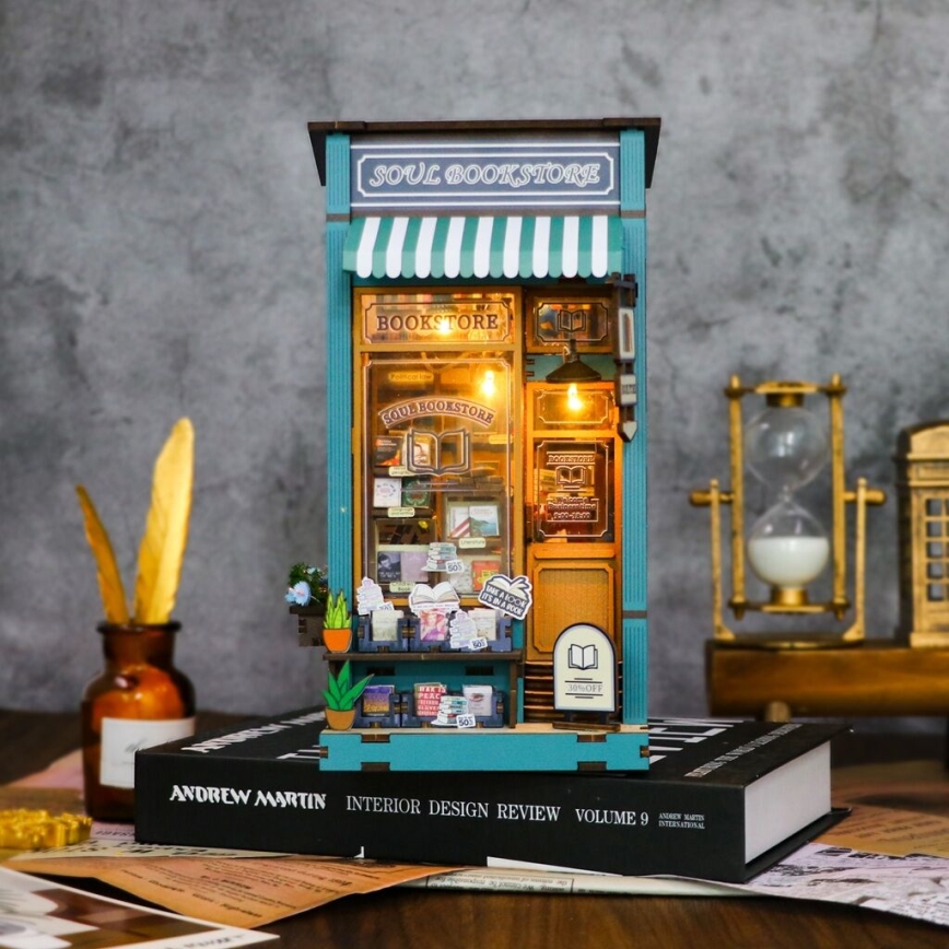 2Kids Toys - LED Grāmatu statīvs Dvēseles grāmatnīca 2xAAA