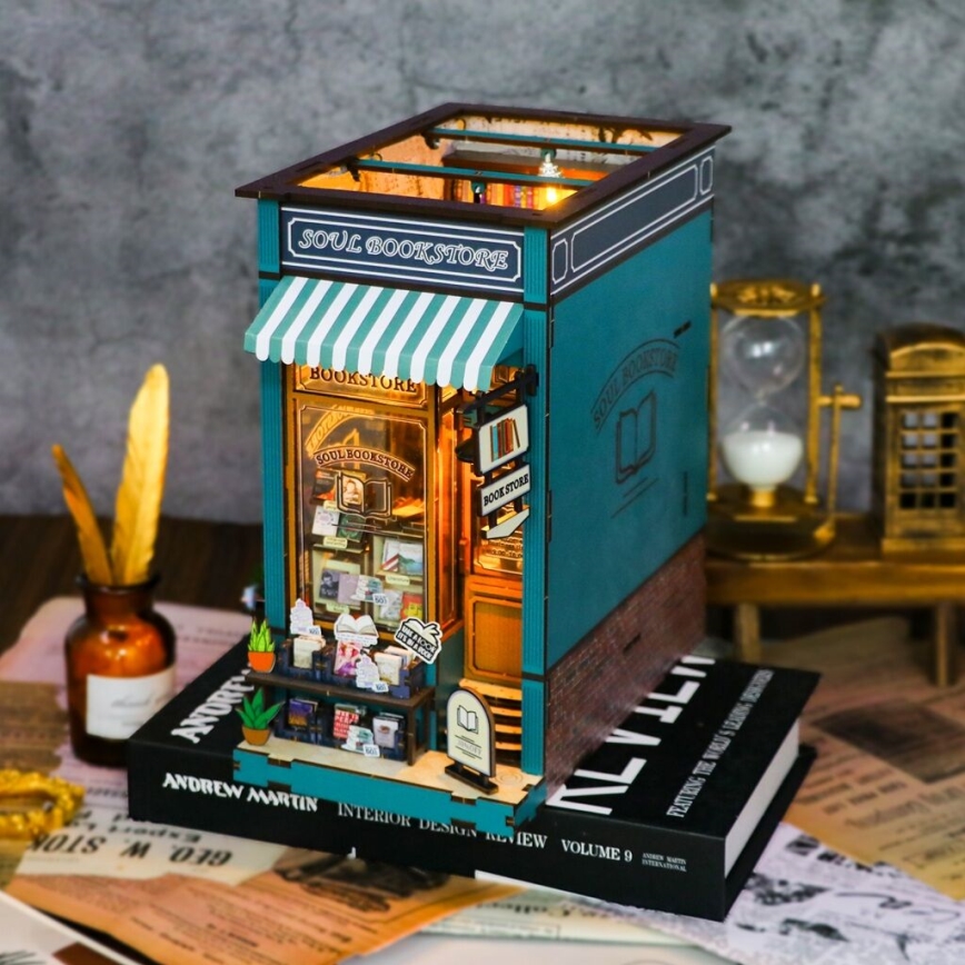 2Kids Toys - LED Grāmatu statīvs Dvēseles grāmatnīca 2xAAA