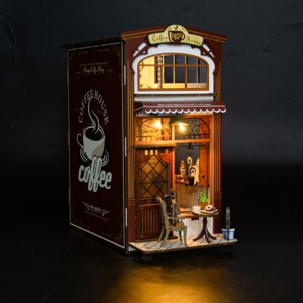 2Kids Toys - LED Grāmatu statīvs Kafejnīca 2xAAA
