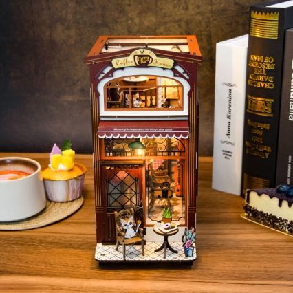 2Kids Toys - LED Grāmatu statīvs Kafejnīca 2xAAA