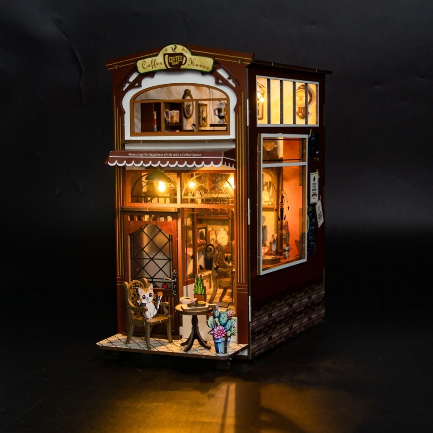 2Kids Toys - LED Grāmatu statīvs Kafejnīca 2xAAA
