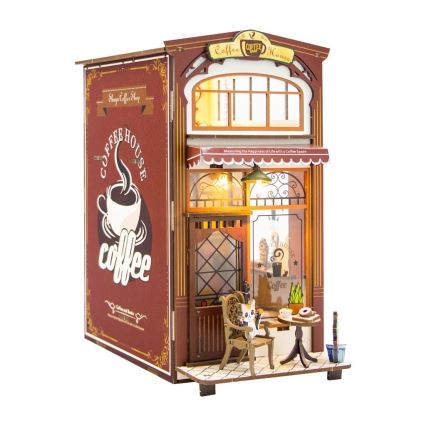 2Kids Toys - LED Grāmatu statīvs Kafejnīca 2xAAA