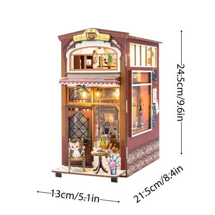 2Kids Toys - LED Grāmatu statīvs Kafejnīca 2xAAA