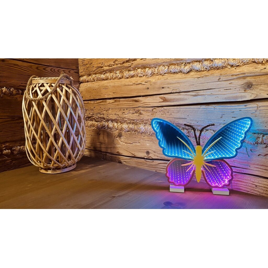 2Kids Toys - LED neona galda dekors LED/5W/USB tauriņš