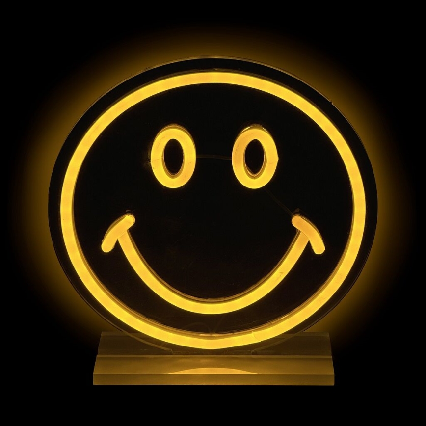2Kids Toys - LED Neona galda rotājums LED/5W/USB smiley