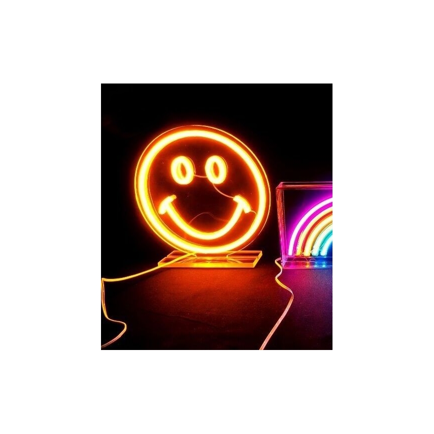 2Kids Toys - LED Neona galda rotājums LED/5W/USB smiley