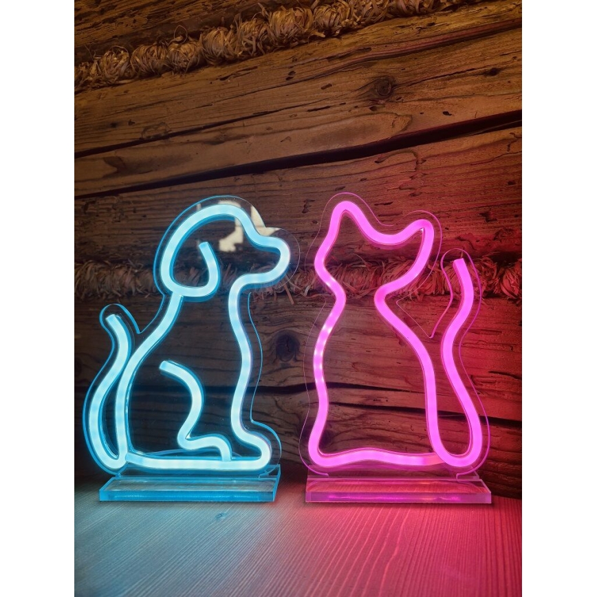 2Kids Toys - LED Neona galda rotājums LED/5W/USB suns