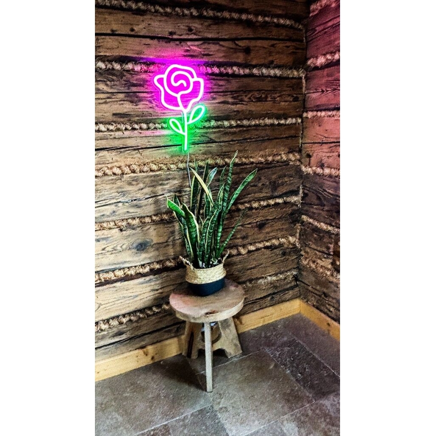 2Kids Toys - LED Neona sienas dekors LED/5W/USB roze