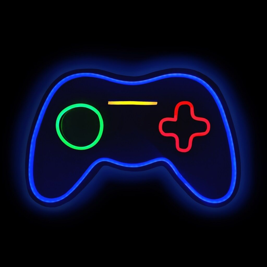 2Kids Toys - LED Neona sienas dekors LED/5W/USB spēļu paliktnis