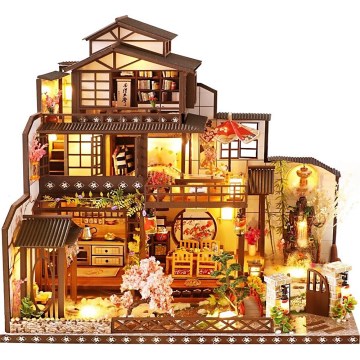 2Kids Toys - Miniatūras māja Grezna sakura villa 2xAAA