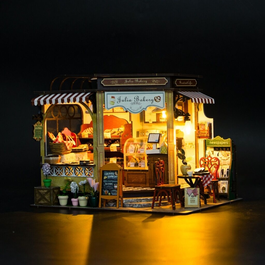 2Kids Toys - Miniatūras māja Jūlijas maizes ceptuve 2xAAA