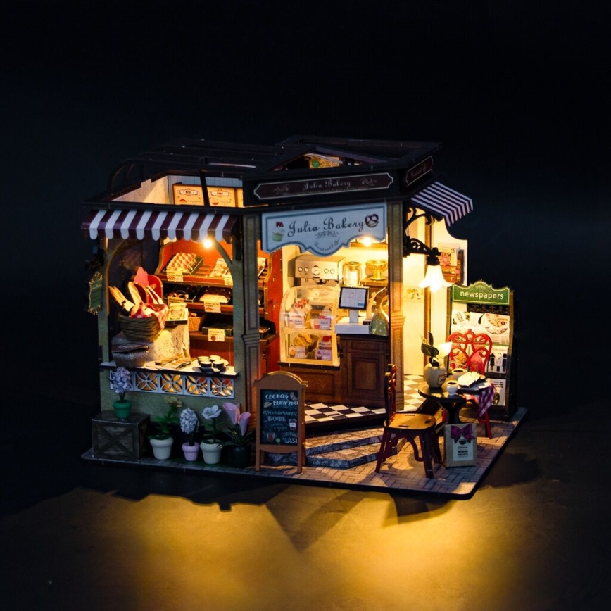 2Kids Toys - Miniatūras māja Jūlijas maizes ceptuve 2xAAA