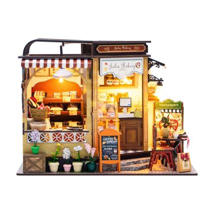 2Kids Toys - Miniatūras māja Jūlijas maizes ceptuve 2xAAA