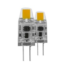 2x KOMPLEKTS LED aptumšojama spuldze G4/1,2W 2700K - Eglo 11551
