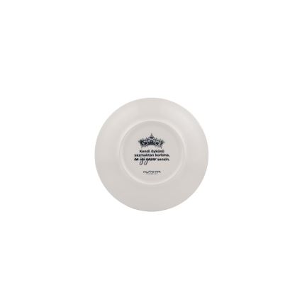 4 daļu porcelāna ēdienu servīze, melna/balta