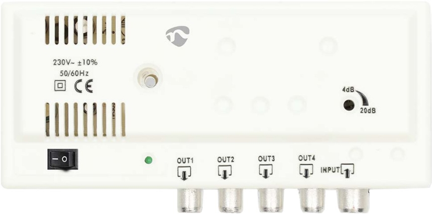 4 joslu antenas pastiprinātājs 230V